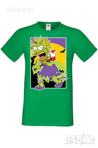 Мъжка тениска The Simpsons Lisa Simpson 01,Halloween,Хелоуин,Празник,Забавление,Изненада,Обичаи,, снимка 7 - Тениски - 38136856