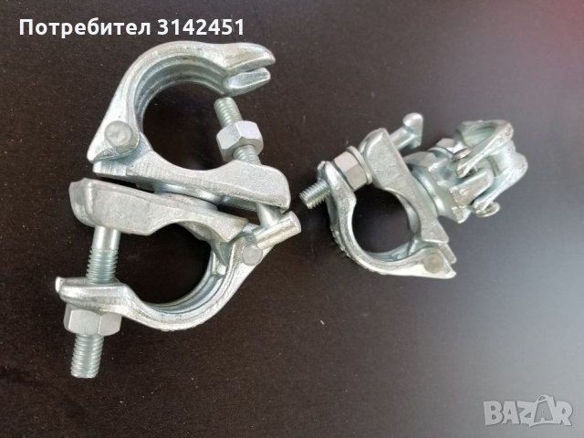 Жабки за скеле, поцинковани, нови, снимка 2 - Други машини и части - 33706089