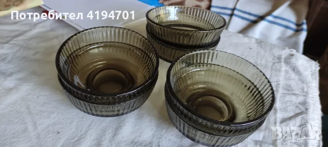 Стъклени купички, снимка 3 - Чинии - 55727258