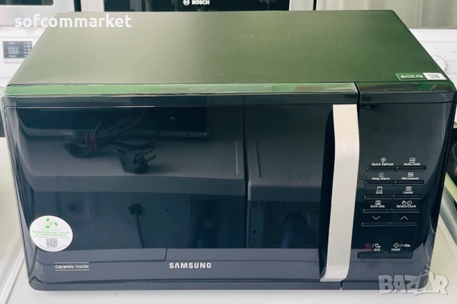 Микровълнова фурна с грил Samsung MG23K3523, 23л, Керамично покритие