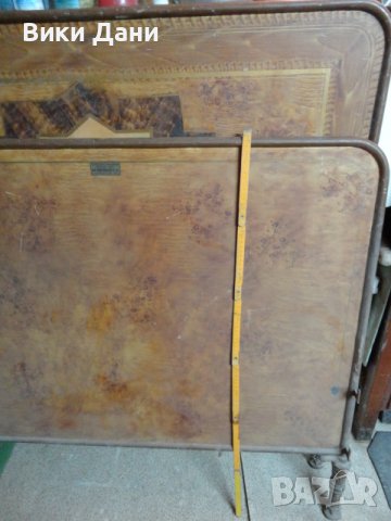 предна и задна ТАБЛИ ръчно рисувани МЕТАЛНО Легло Маркирано, снимка 7 - Антикварни и старинни предмети - 36878305