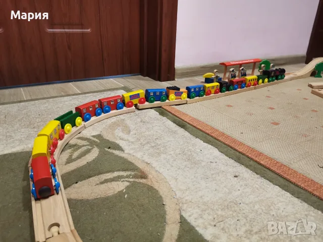 Дървено детско влакче, снимка 5 - Други игри - 56460026