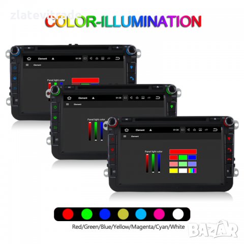 SKODA SEAT VOLKSWAGEN VW PASSAT GOLF RNS810 8" Андроид Навигация, 8015, снимка 8 - Аксесоари и консумативи - 31940201