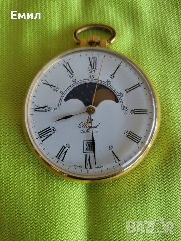 Колекционерски джобен часовник ROYAL QUARTZ SWISS MADE, снимка 3 - Колекции - 42887499