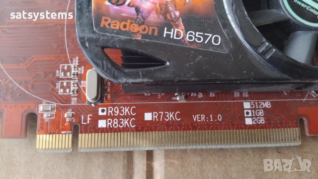 Видео карта AMD Radeon PowerColor HD AX6570 HDMI 1024MB GDDR3 128bit PCI-E, снимка 7 - Видеокарти - 54263238