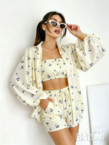 Нов Летен Дамски Сет Три Части 