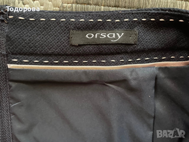 Тъмносин костюм сако и пола Orsay, снимка 6 - Костюми - 54091343