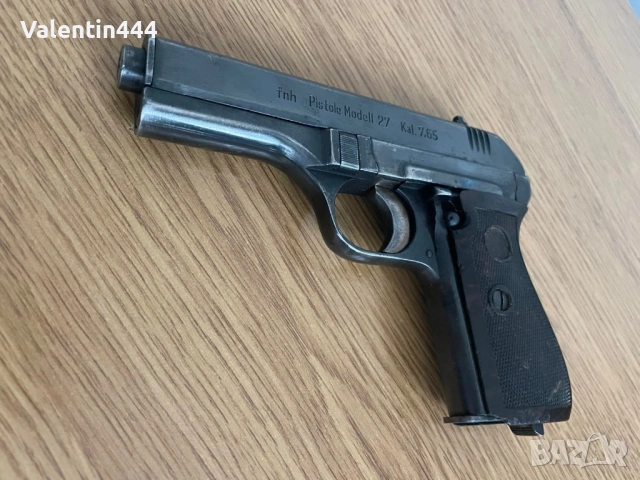 ПИСТОЛЕТ "ЧЗ - 27"  - кал. 7,65мм  -   ДЕАКТИВИРАН/ОБЕЗОПАСЕН.  , снимка 9 - Бойно оръжие - 53783385