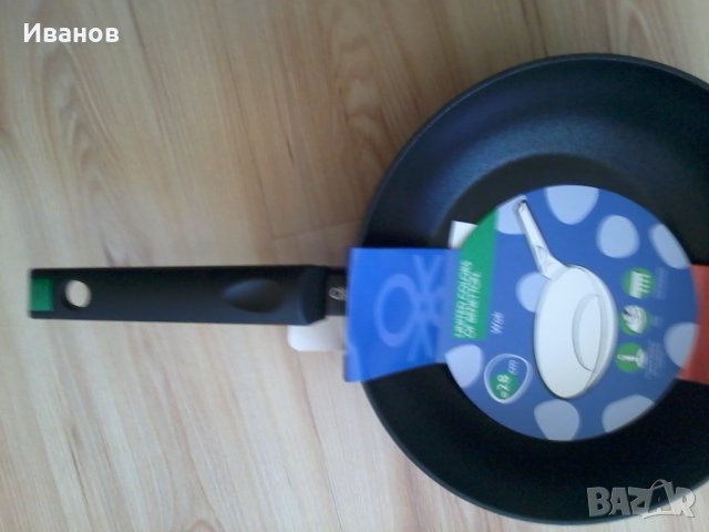 Уок тиган 28"-чисто нов, снимка 3 - Съдове за готвене - 39709424