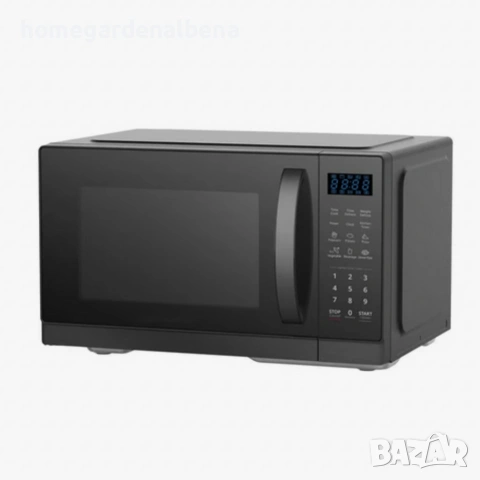 Черна Дигитална Микровълнова Фурна MUHLER 25L – Голяма и Мощна 900W (НОВ МОДЕЛ), снимка 5 - Микровълнови - 54178914
