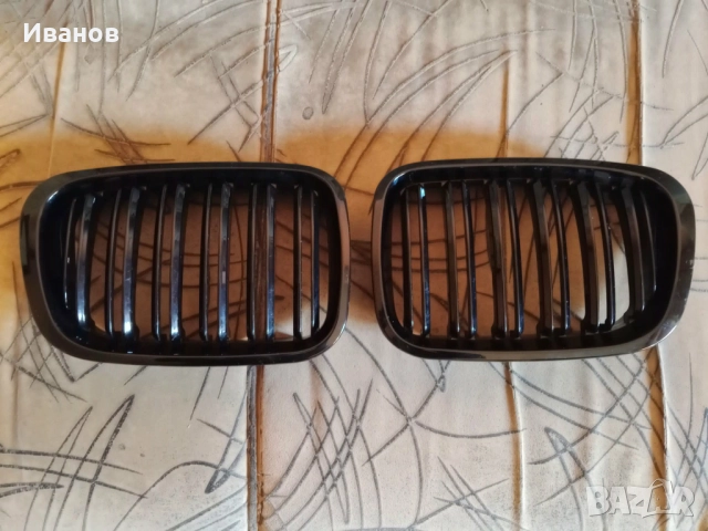 BMW E46 двойни черни и оригинални хромирани бъбреци , снимка 7 - Аксесоари и консумативи - 52915152