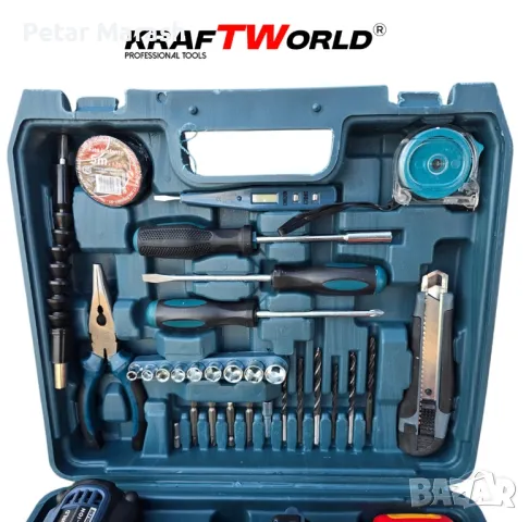 Комплект Ударен Винтоверт KraftWorld – с Всички Необходими Инструменти!, снимка 4 - Винтоверти - 50414471