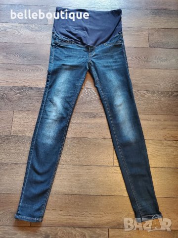 Страхотни супер скини джинси за бременни 36 номер, снимка 1 - Дрехи за бременни - 37337963