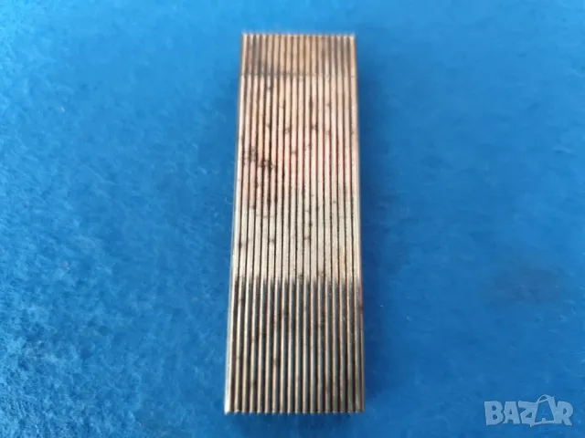 Посребрена японска запалка Maruman IC 1,5V бат. , снимка 2 - Запалки - 48957505