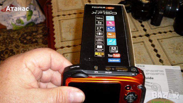 Фотоапарат Fujifilm xp150 - 14MP  GPS  противовлажен , снимка 5 - Фотоапарати - 44431869
