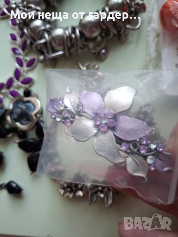 Лот с бижута ,винтидж,разни, снимка 3 - Бижутерийни комплекти - 50966487