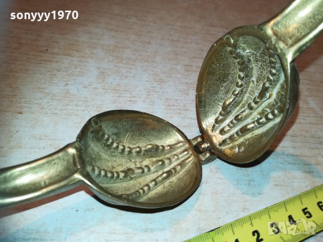 месингова антика-орехотрошачка 2912201525, снимка 4 - Колекции - 31251270