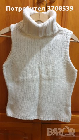 Памучно, топло поло без ръкави