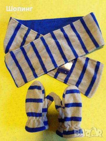 Детски комплект шал, ръкавици, шапка, снимка 2 - Шапки, шалове и ръкавици - 31993853