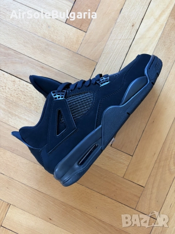 Nike Air Jordan 4s Retro Black Cat Sizes 41,42,43,44,45eu With Free Crease Protectors , снимка 11 - Маратонки - 56226259