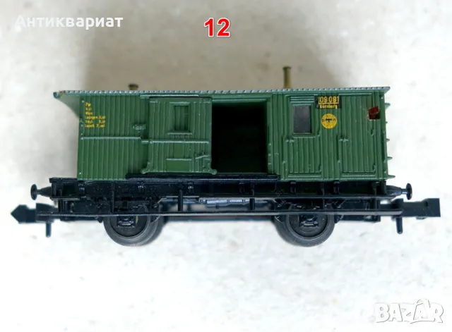 Товарни и пътнически вагони N (1:160) - от 9 до 12, снимка 15 - Колекции - 49365656
