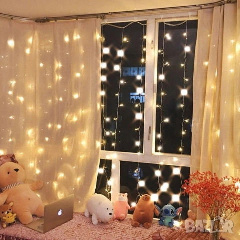 LED светеща завеса