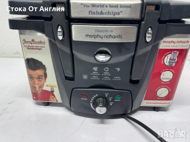 Фритюрник - Morphy Richards 2000W / 3L, снимка 2 - Фритюрници - 53980820
