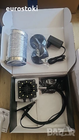 Treedix Абсорбатор за отстраняване на дим от спойка, екстрактор за дим от спойка с регулируема скор, снимка 9 - Други инструменти - 51091932