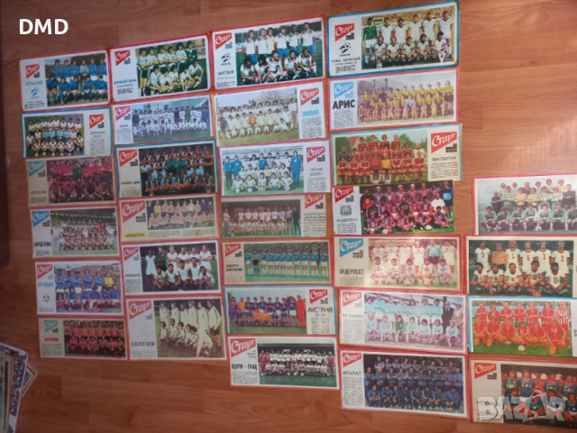 Футболни снимки на отбори от в. Старт, снимка 3 - Колекции - 53581225