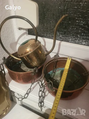 Стари брозови, бакърени, антични съдове за декорация, снимка 10 - Декорация за дома - 49202394