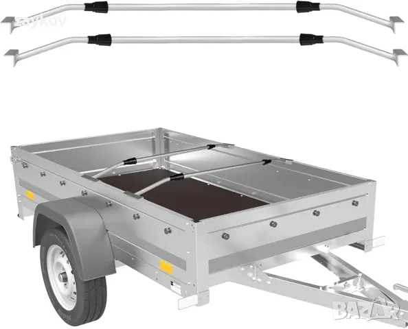 Скоба за плосък брезент Plutohiker за брезент на ремарке, комплект от 2 броя