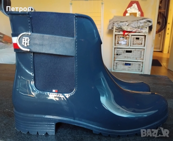 Tommy HilfigerRubber boots TH HARDWARE RAINBOOT, снимка 4 - Дамски боти - 52795238