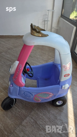 Кракомобил Фея Fairy Coupe, детска кола за бутане, Little Tikes, снимка 3 - Коли, камиони, мотори, писти - 52264780