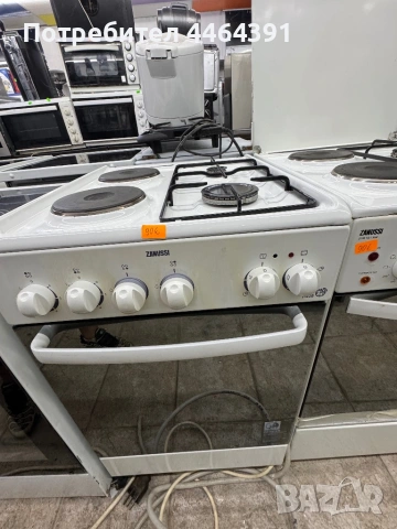 Готварска комбинирана печка ZANUSSI , снимка 5 - Печки, фурни - 54359998