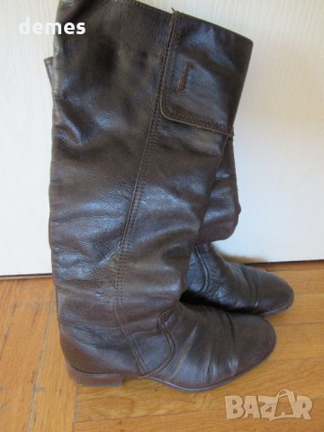  Дамски ботуши от естествена кожа, номер 38, снимка 5 - Дамски ботуши - 31238208