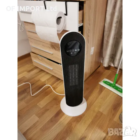 Керамична Печка Тип Кула с LED дисплей, таймер и дистанционно SILVERCREST 2000W 2 в 1, снимка 3 - Отоплителни печки - 48063949