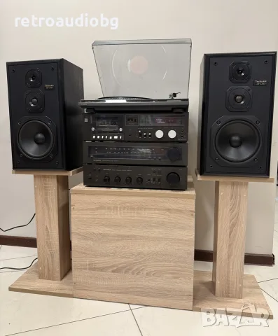 🔊Ретро аудио сет - система TECHNICS - усилвател, тунер, дек и грамофон + тонколони🔊, снимка 2 - Аудиосистеми - 56091778