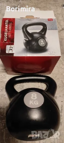 Уреди за тренировка - гиричка и тежества 8 кг., снимка 2 - Фитнес уреди - 49213788