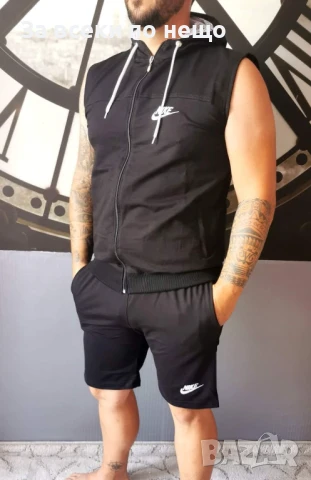 Nike Мъжки Летен Екип👕🩳Мъжки Къс Комплект Найк - 3 Налични Цвята Код B359, снимка 4 - Спортни дрехи, екипи - 50919250