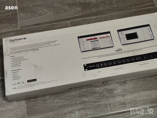 Продавам професионален рутер Ubiquiti EdgeRouter PRO (ERPro‑8)., снимка 5 - Рутери - 56152617
