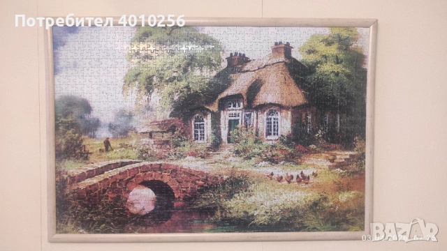 НОВА КАРТИНА-ПЪЗЕЛ 78/54 РАМКИРАНА, супер евтино!