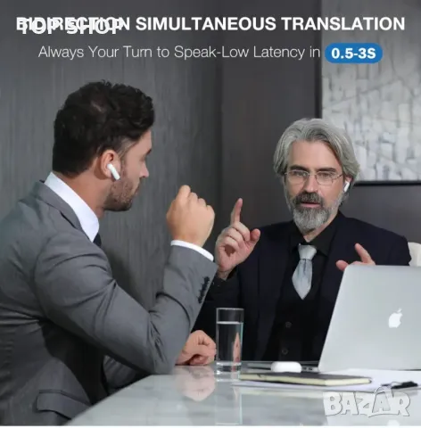 Устройство за превод Timekettle WT2 Edge/W3 - двупосочен симултанен превод с 40 езика, снимка 6 - Безжични слушалки - 48932420