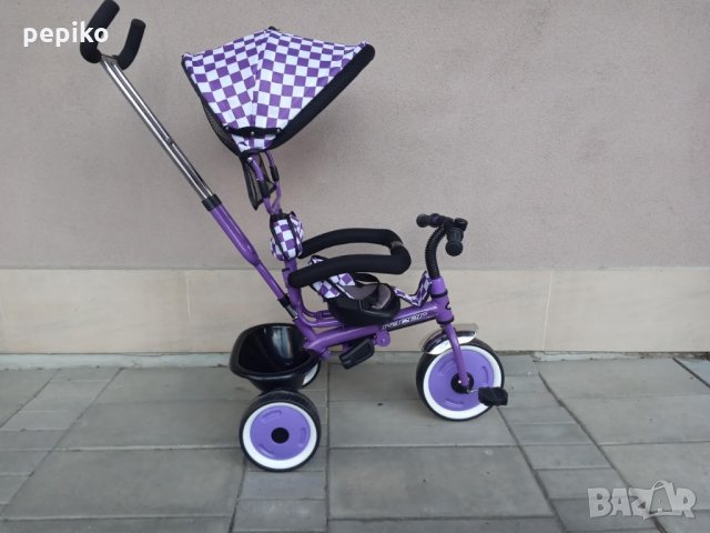 Продавам колела внос от Германия детска триколка със сенник CHIPOLINO, снимка 1 - Детски велосипеди, триколки и коли - 31920463
