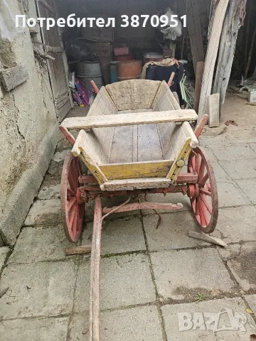 Автентична дървена каруца, снимка 2 - Други - 56138597