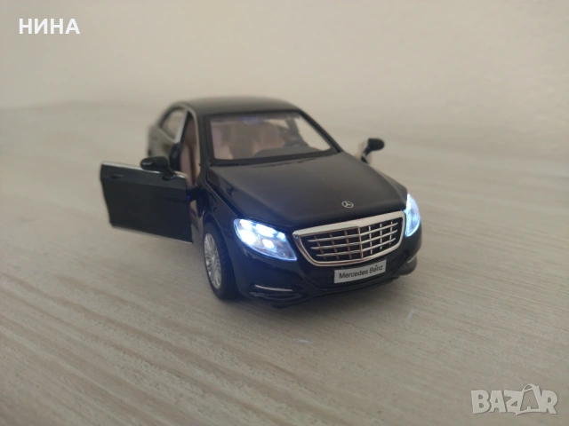 Метална количка Mercedes- Benz S 600 !!!, снимка 2 - Колекции - 53046051