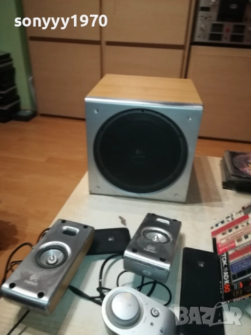 LOGITECH Z-3 БУФЕР С УСИЛВАТЕЛ И 2 КОЛОНИ 0811252011LCHERY2, снимка 2 - Тонколони - 52345383