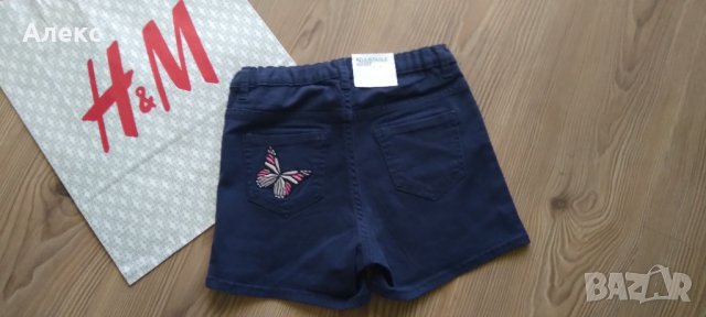 Нови!!! H&M - къси панталони 8-9г, снимка 4 - Детски къси панталони - 37534612