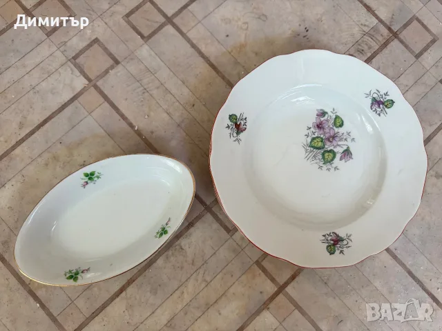 Българска керамика, цял сервиз, снимка 8 - Сервизи - 55743600