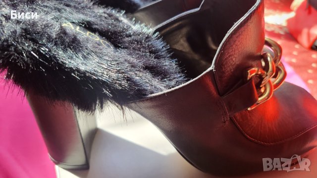 Маркови пролетни/есенни чехли Aldo,естествена кожа, снимка 3 - Дамски обувки на ток - 40117977
