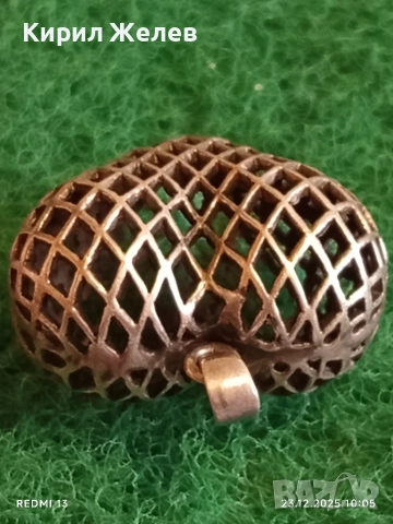 Арт сърцевиден сребърен медальон пендант финна ръчна изработка 40194, снимка 4 - Колиета, медальони, синджири - 52881918